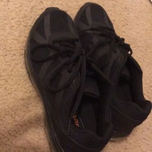 Black comfort sneakers